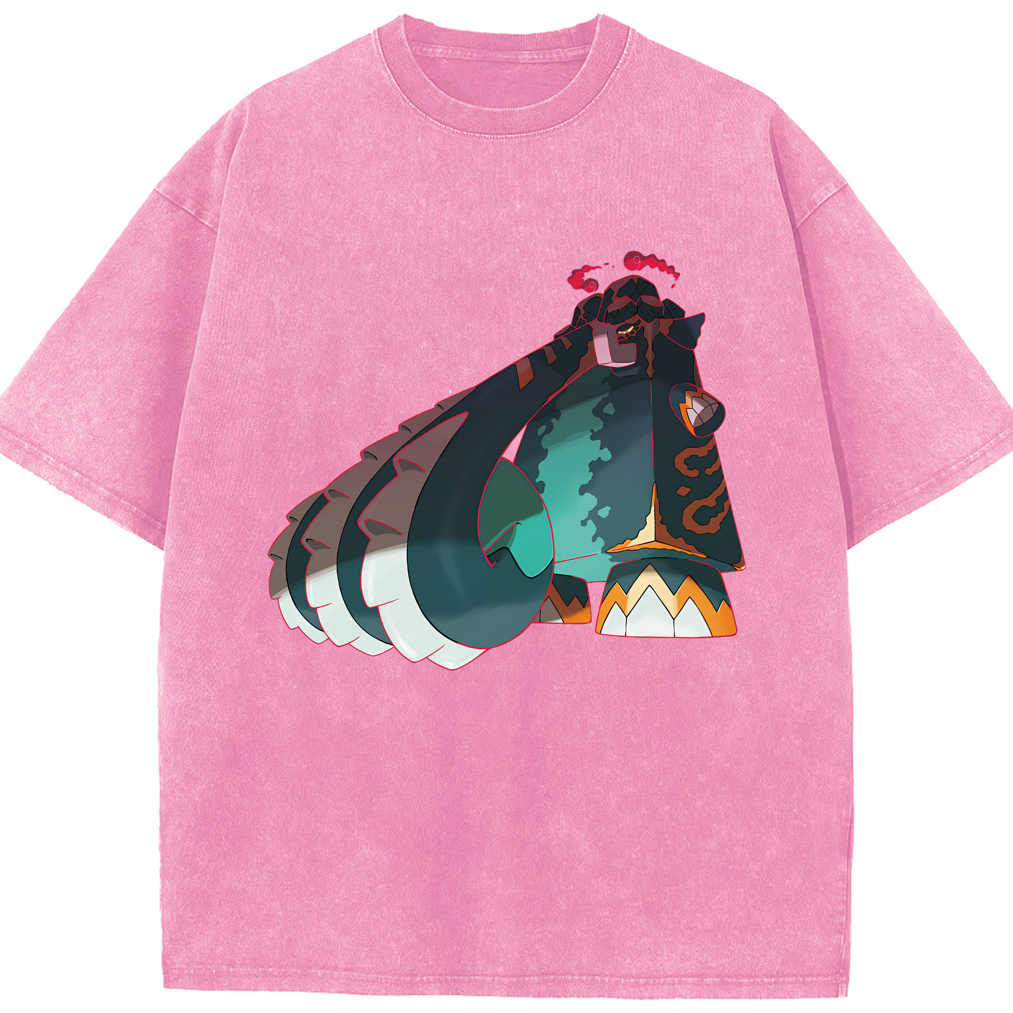 （画像用） ポケットモンスター Pokémon 綿100% ヴィンテージ風 半袖Tシャツ（フロントプリント）